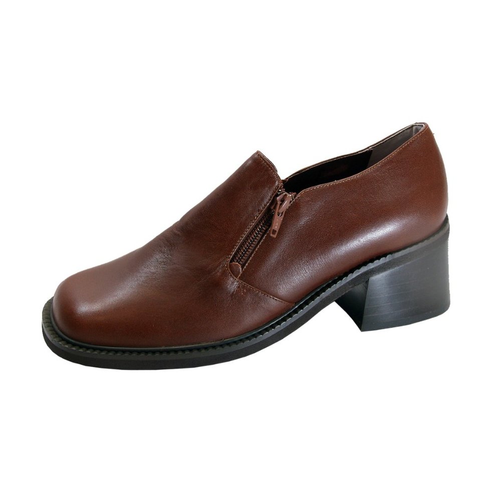 👞 PEERAGE Flo Wide Width Slip-On Leather Shoes